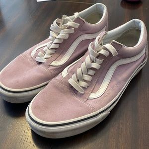 Light purple vans old skool sneakers